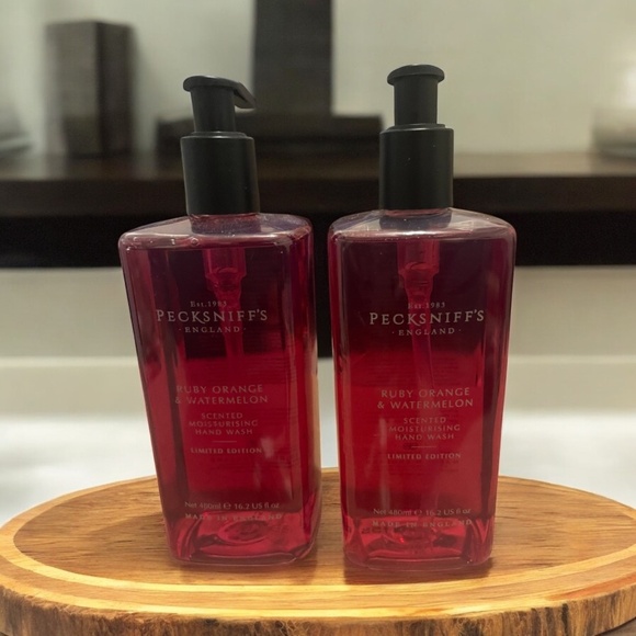 2-Pack Pecksniff’s Ruby Orange & Watermelon Hand Wash 480 ml • New - Picture 1 of 1